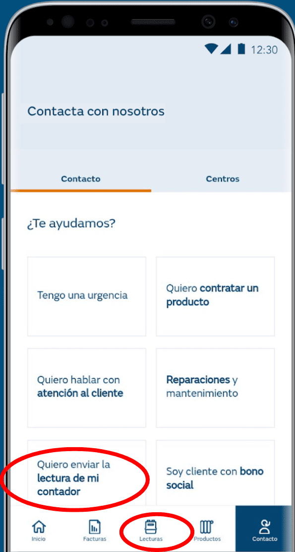 área clientes Comercializadora Regulada