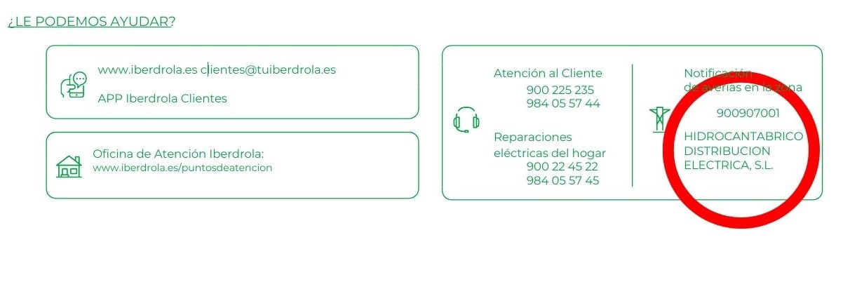 factura de luz de Iberdrola 2025