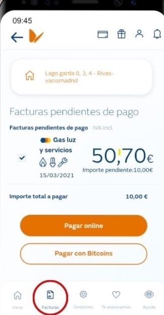 facturas área Naturgy