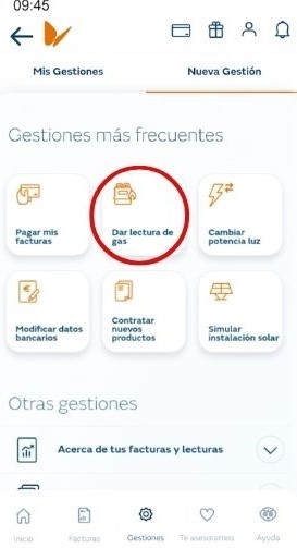 facturas área Naturgy