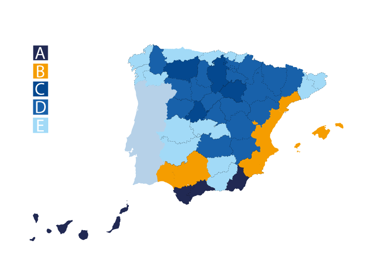Calefaccion central mapa