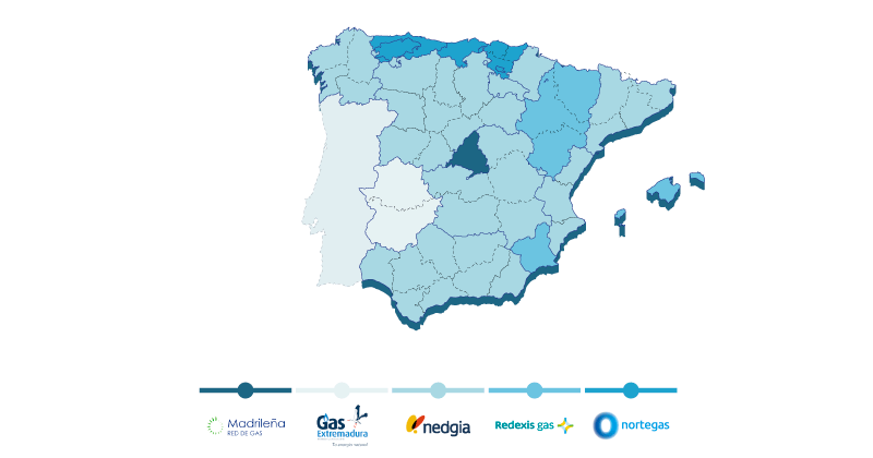 distribuidoras de gas natural en españa