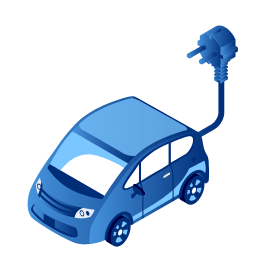 Punto recarga coche eléctrico