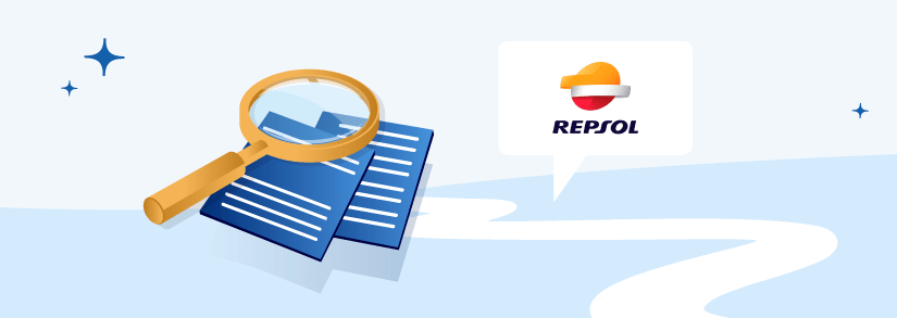 factura de gas natural con Repsol