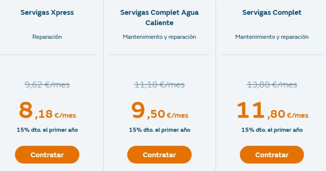 Web naturgy Servigas